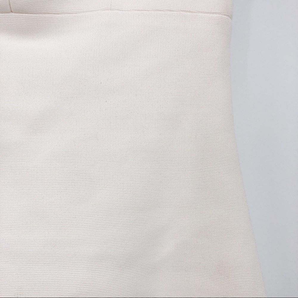 Cinq A Sept Garnet Bodycon Midi Dress Ivory White Off The Shoulder Size 0 - Picture 4 of 10